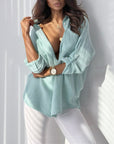 Chemise en lin algue | Musa